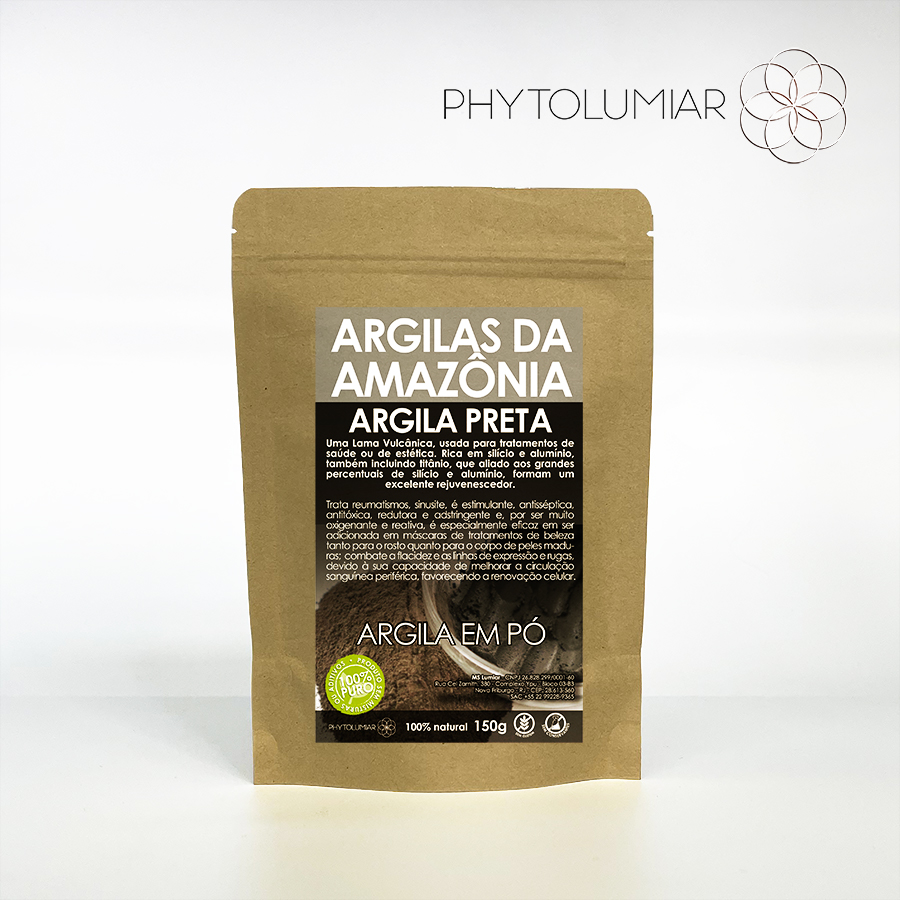 Embalagem Argila Preta